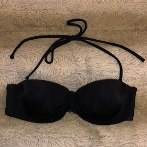 Victoria’s Secret Black Bandeau Bikini Top